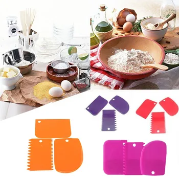 

1PC Useful Cream Spatula DIY Pastry Cutters Fondant Dough Scraper Cake Cutter Pastry Baking Tool Kitchen Accessories