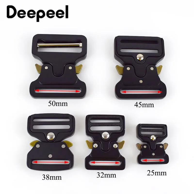 Deepeel 1 шт. ID25 50mm сплав выпуска Пряжки на открытом воздухе тактический пояс для