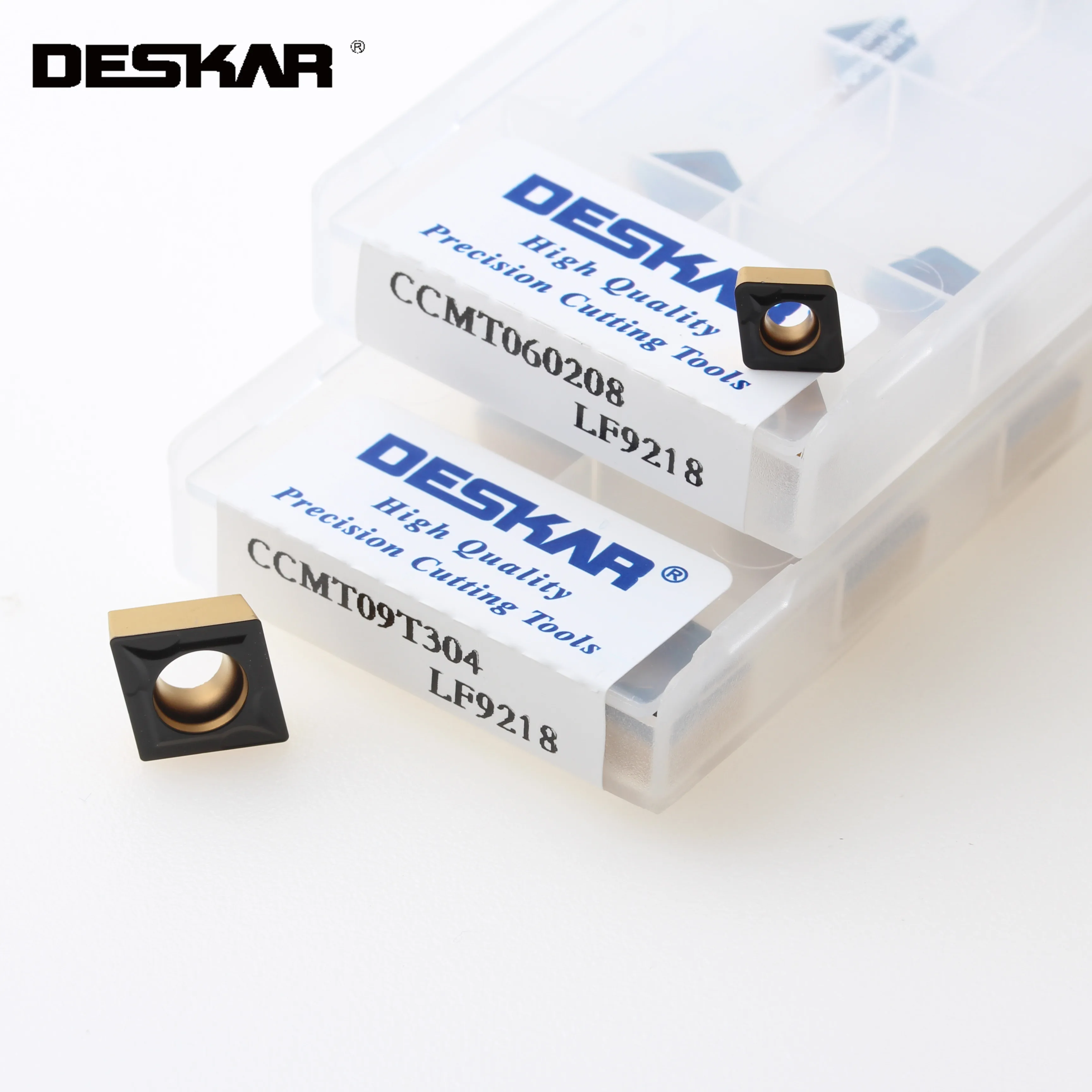 10PCS DESKAR CCMT060204 CCMT060208 CCMT09T304 CCMT09T308 LF9218 Turning Tools Inserts Carbide Lathe Cutting For Steel | Инструменты