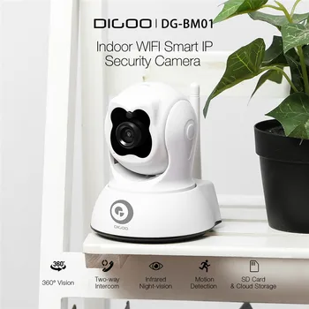 

DIGOO Mini Wireless IP Camera HD 1080P 720P Home Security Night Vision WiFi CCTV Camera Surveillance Two Way Audio Baby Monitor