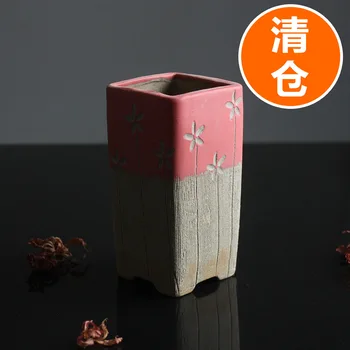

Jindezhen Fleshiness Flowerpot Manual Flowerpot Long Fund Relief Flowerpot On One's Desk Small Flowerpot Ceramics Flowerpot