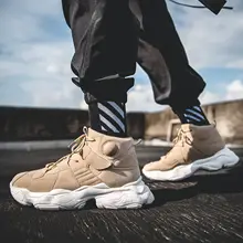 Модные мужские повседневные кроссовки в стиле хип-хоп, не сужающиеся книзу кроссовки прогулочная обувь удобная уличная легкая обувь на плоской подошве для отдыха