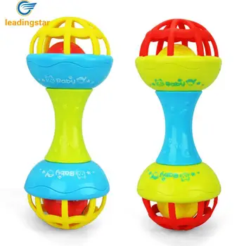 

Yiwa Baby Explore and Rolling Around Toy Baby Rattle and Teether Developmental Baby Toys ABS + TPE Baby Rattle