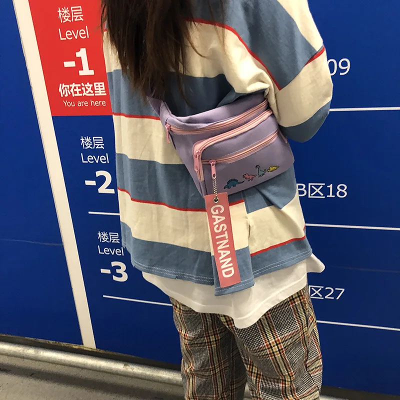 Мода Harajuku Джуд сумка Мода женские нагрудная сумка в стиле casual с вышивкой через плечо сумка Tide брендовая одежда в стиле «хип-хоп», модная