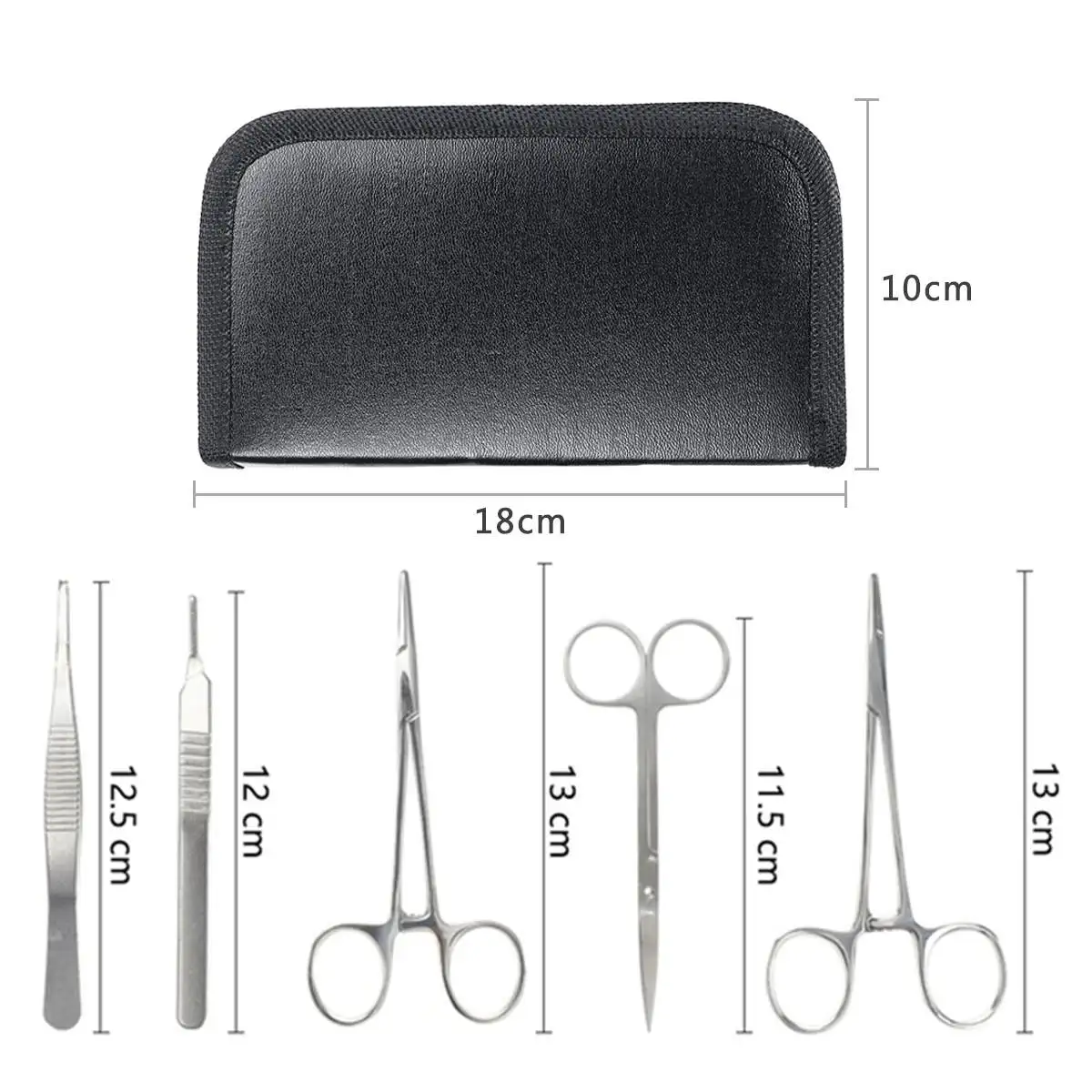  11/12pcs Medical Skin Suture Practice Tool Suture Pad Training Modules Kit Surgical Suturing Needle - 4000036317592
