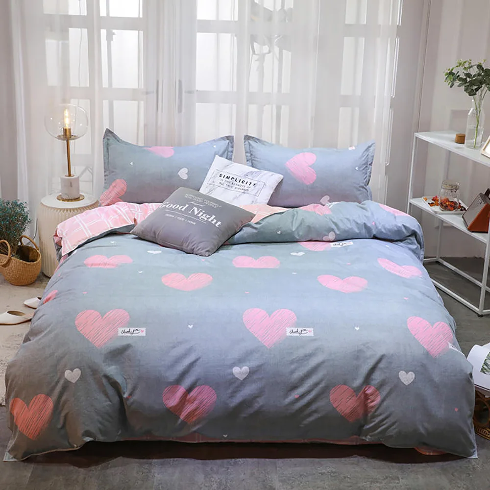 Набор постельных принадлежностей thumпостельных принадлежностей с ресницами, Королевский размер, простой креативный мягкий желтый пододеяльник, набор постельного белья King Full, двойной, уникальный дизайн - Цвет: Pink Bedding Set
