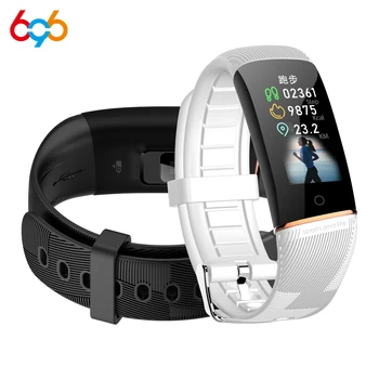 

696 New E98 Smart Bracelet Heart rate Blood pressure Sleep detection Fitness tracker IP67 Waterproof Alarm Clock Smart Wristband