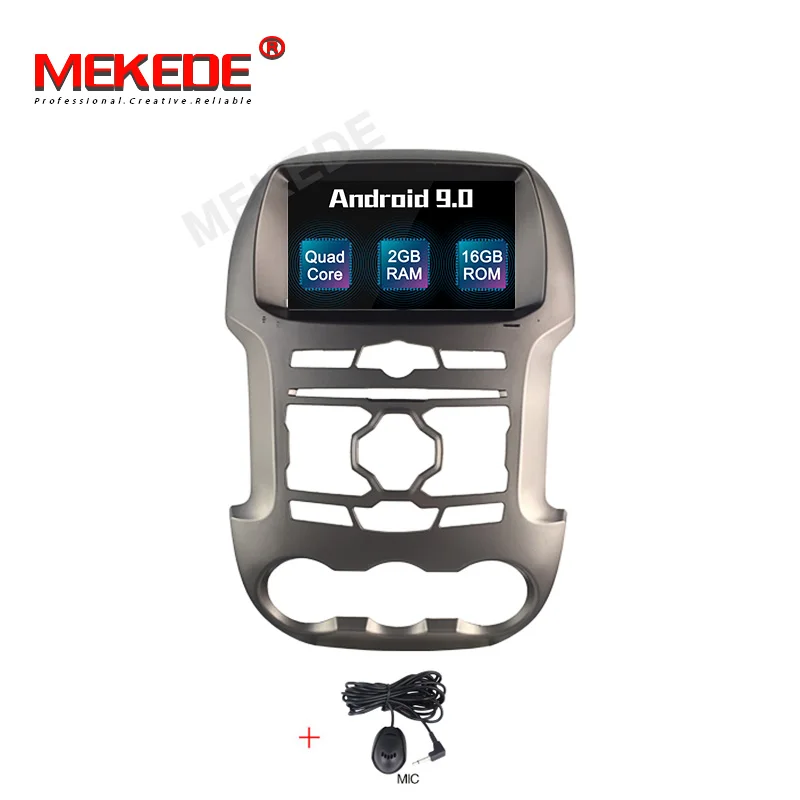 model MEKEDE Android 9,0 автомобильный dvd-плеер для Ford Ranger 2011- gps навигация 2 Din автомобильный радиоприемник wi-fi-мультимедиа стерео ips головное устройство - Цвет: model