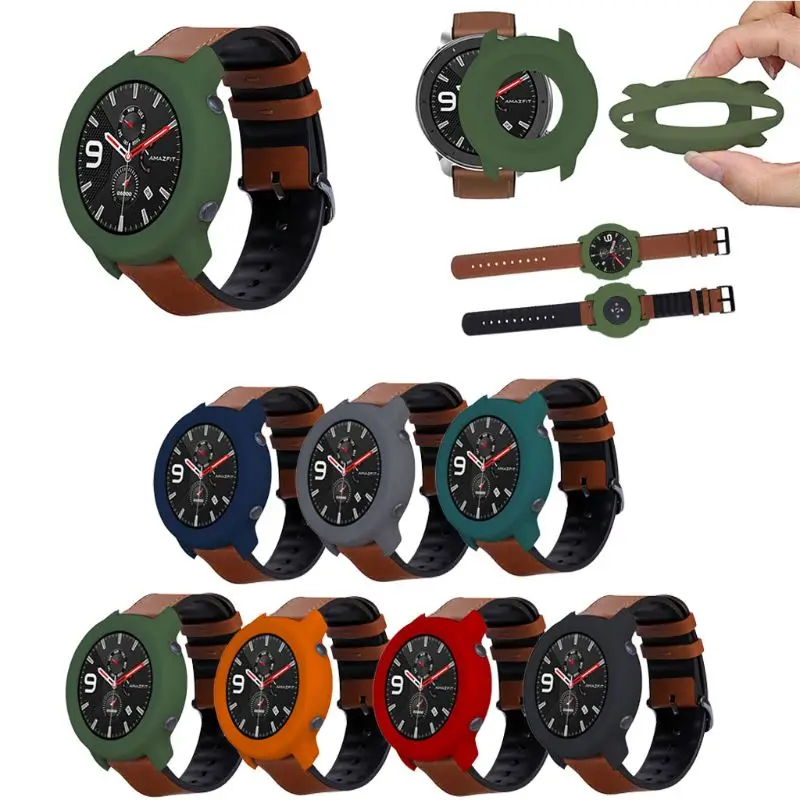 Взрывозащищенный мягкий силиконовый защитный чехол для Huami AMAZFIT GTR 47 мм аксессуары для умных часов