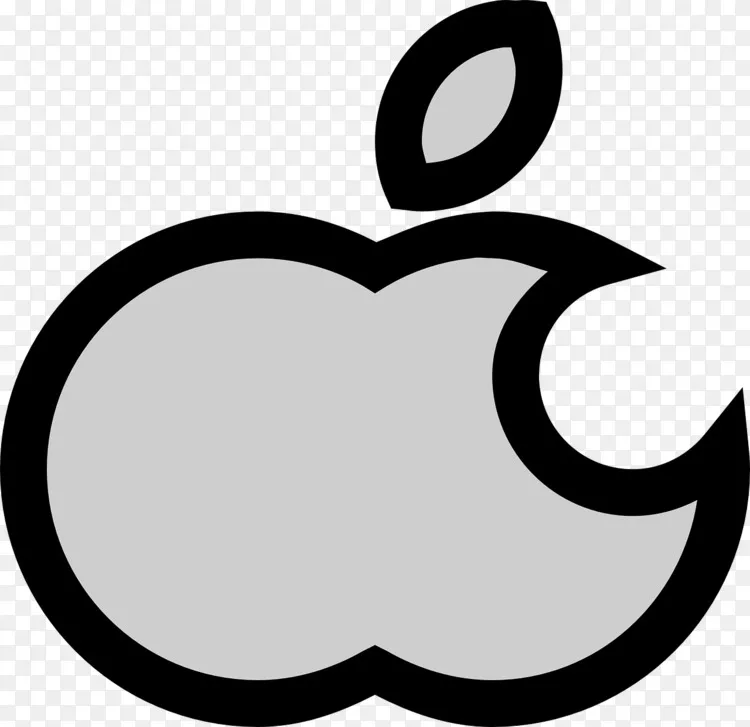 苹果macbook剪贴画-苹果标志