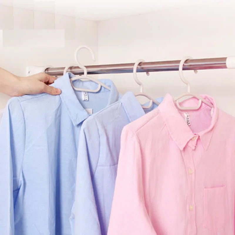 40cm 10 pcs/lot Plastic Wind-proof Clothes Hangers Coat Hangers for Kids Adult Non-slip Clothing Hanging