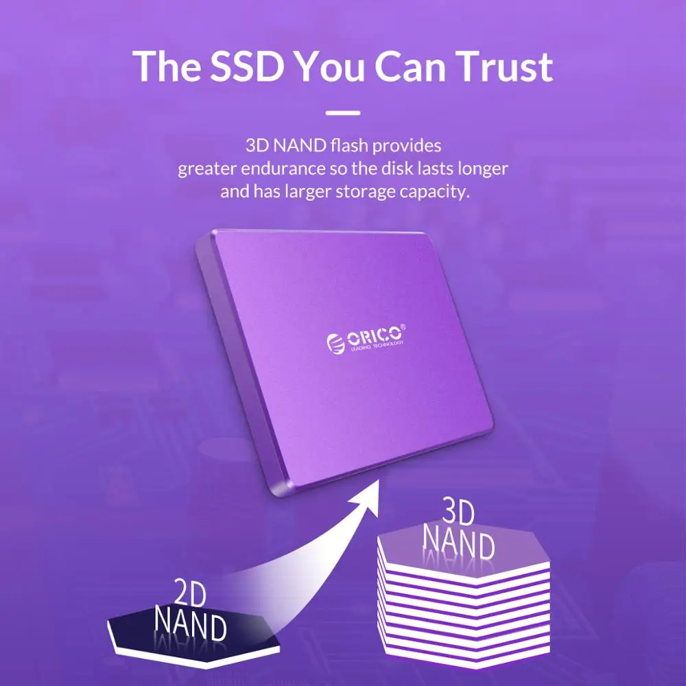 ORICO SSD 240 ГБ 480 960 2 5 дюймов SATA Внутренний твердотельный диск игровой для