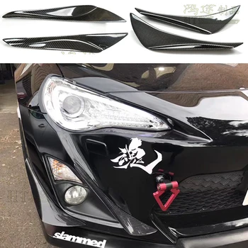 

Car Styling For Subaru BRZ Toyota FT86 GT86 Scion FRS Carbon Fiber Front Bumper Inner & Outter Canards /Front Splitter 4pcs