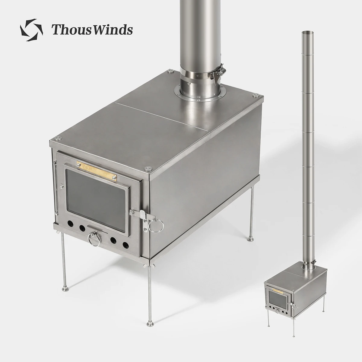 Thous Winds Titanium Alloy Wood Stoves Ultralight Multipurpose Outdoor