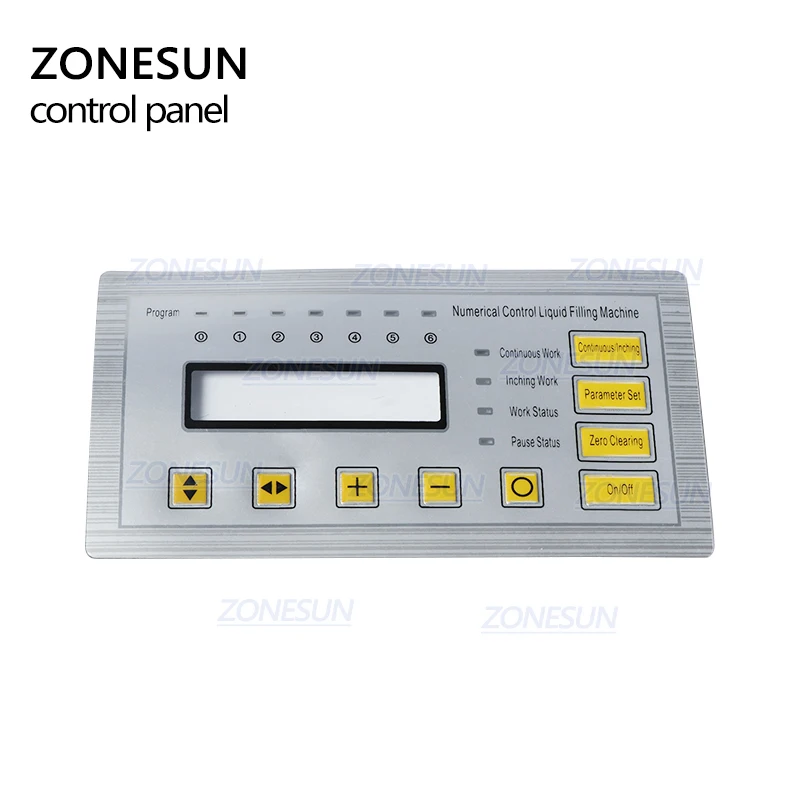 ZONESUN дисплей Панель стикер для GFK-160 разливочная машина