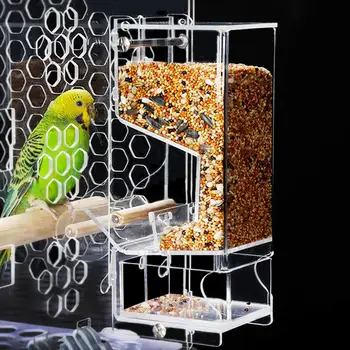 

Bird Feeder Parrot Automatic Feeder Bird Feeding Box Bird Supplies Birdcage Accessories For Parrot New Arrival