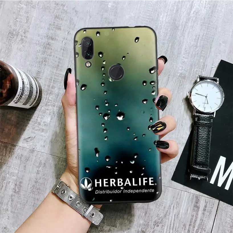 Herbalife черная крышка чехол для телефона для Xiaomi Redmi Note фотоаппаратов моментальной печати 8 7 7S 7A 6 S2 GO K20 Pro 6A mi 6X 5X A1 CC 9 8 Coque - Цвет: BA056-3