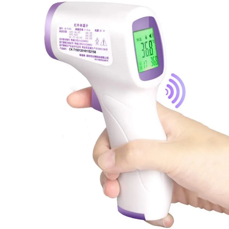

Infrared Temperature Measurement for Adult Baby Kids English Dual Mode Fast Body Forehead Infrared Thermometer Gun Measurement