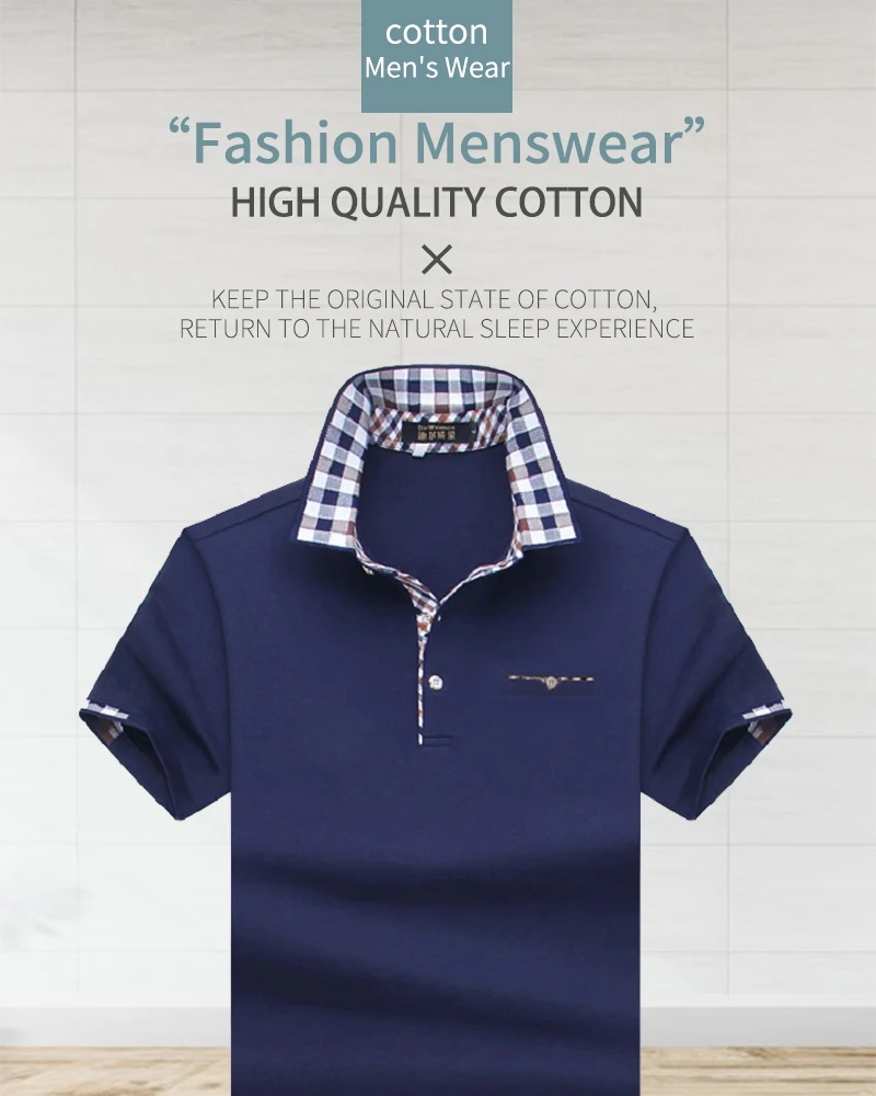 2022 Brand Tops Polo Shirt Men Short 