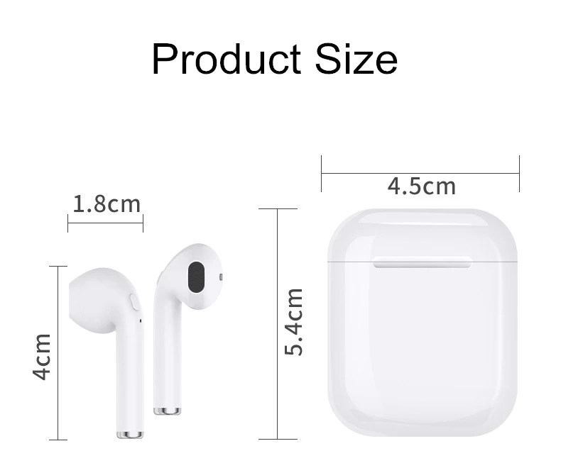 I9s tws беспроводные наушники стерео наушники Bluetooth наушники i7s Tws гарнитура с микрофоном для iPhone 11 Pro всех смартфонов