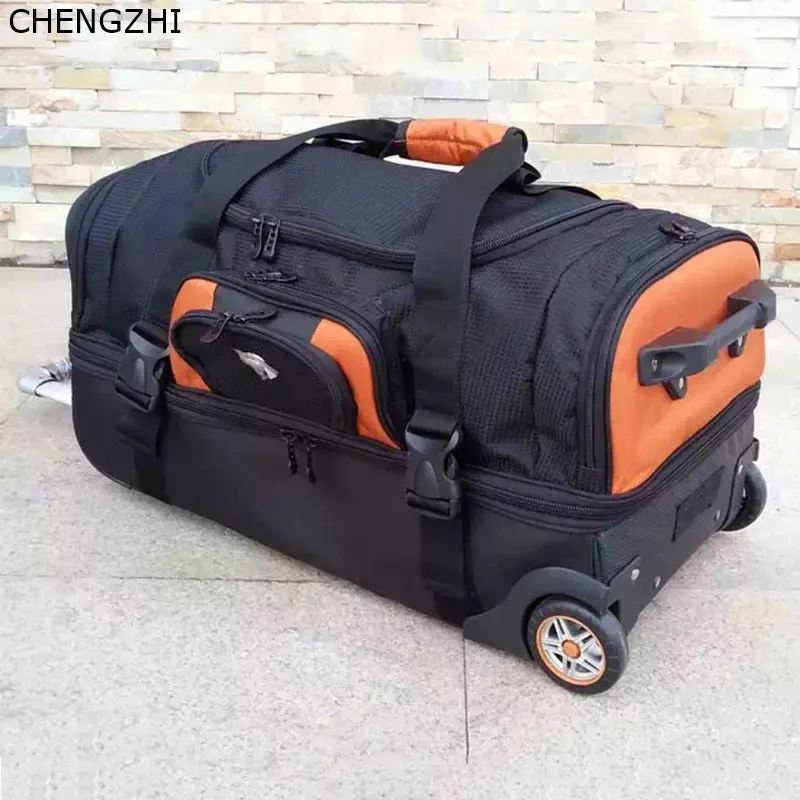 CHENGZHI 27"32" inch large capacity rolling luggage spinner men travel trolley bags with wheels