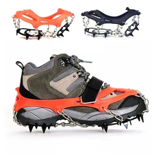 M/L 13 teeth mountaineering outdoor hiking non-slip ice shoe spikes shoe crampons Skidproof High Quality Skidproof