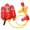 Fire Backpack Water Gun Large Capacity Fireman Water Guns Pull Out Shooting Summer Pool Beach Water Games Outdoor Toy Kids Gift 2