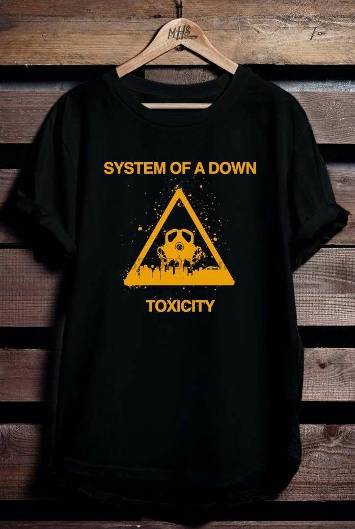 

New System3 Of A Down - Toxicity Logo T-Shirt Tee All Size Usa Size Em31(1)