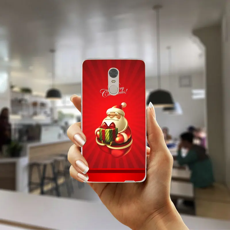 Силиконовая форма для Xiaomi mi 3 4 4i 4C 5 5S 5X6 6X8 9 SE A1 A2 Max 2 3 mi x 2 Plus Мягкий ТПУ милые Чехлы для телефона с изображением "Рождественский северный олень"