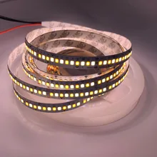 

1800lm/m High CRI 80+ 5m 1200 LED 2835 Bande LED 12V 24v lights sttrip Flexible Llight 240 led/m LED strip White Warm white