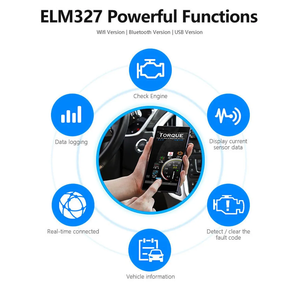 KONNWEI KW903 ELM327 Bluetooth 3 0 ODB II автомобильный диагностический сканер автоматический