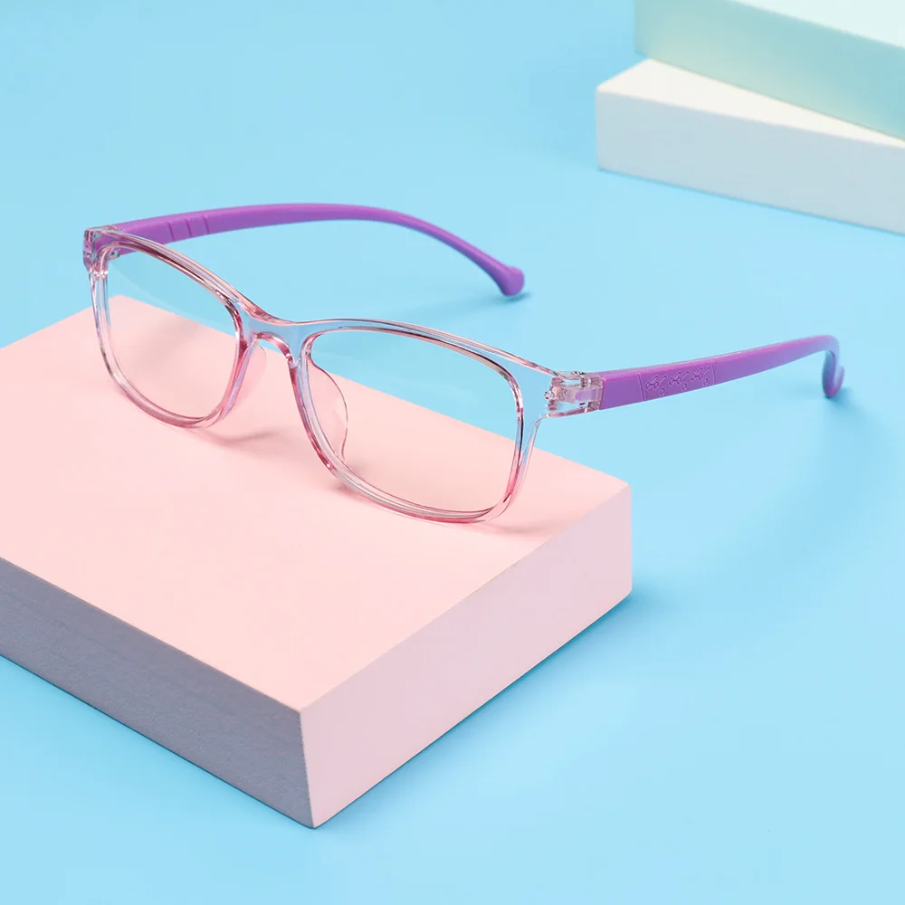 Anti-blue Light Kids Glasses Optical Frame Children Boy Girls Computer Transparent Blocking Anti Reflective Eyeglasses