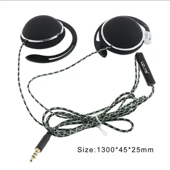 

Aural Earphone Earphones Headset Stereo Headphones Handsfree with Microphone 3.5mm Earbuds for Most Mobile Phone