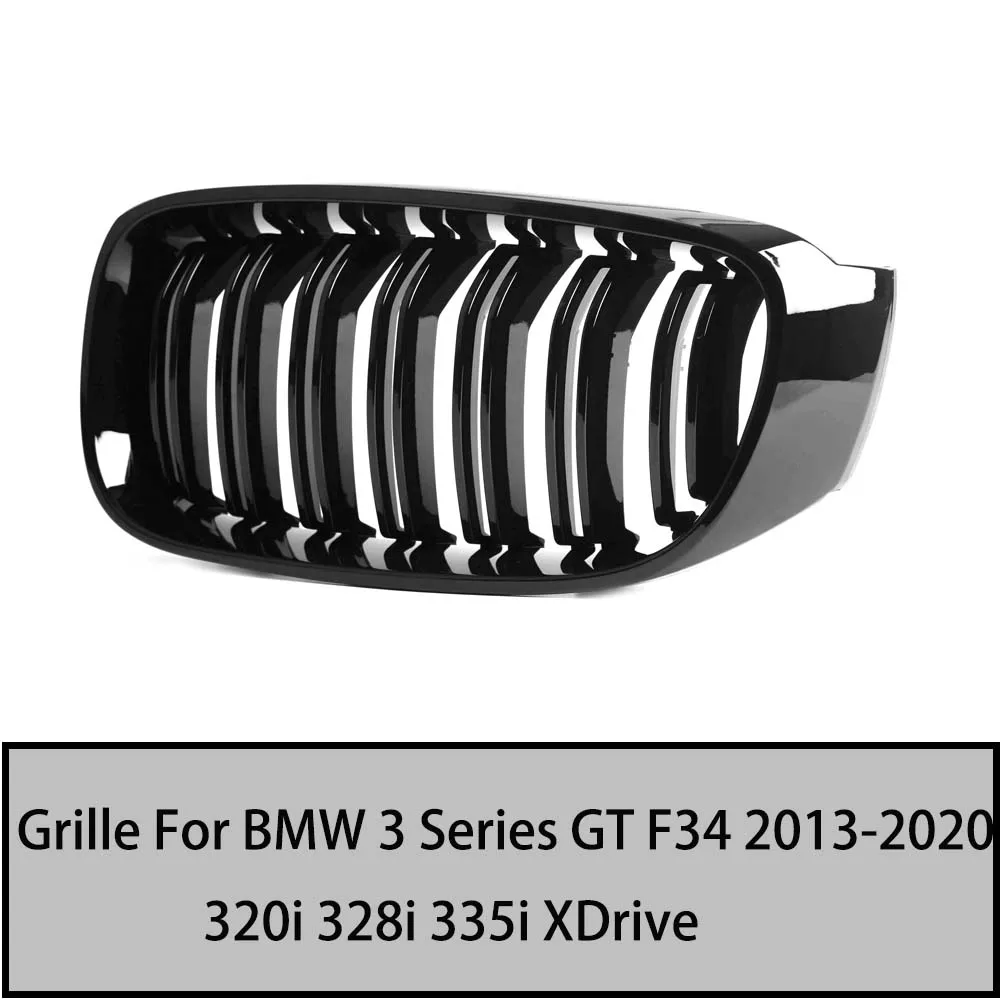 Car Front Bumper Racing Grills Kidney Hood Grille For BMW F34 3 Series GT GT3 Gran Turismo 2013- 320i 328i 330i 335i xDrive