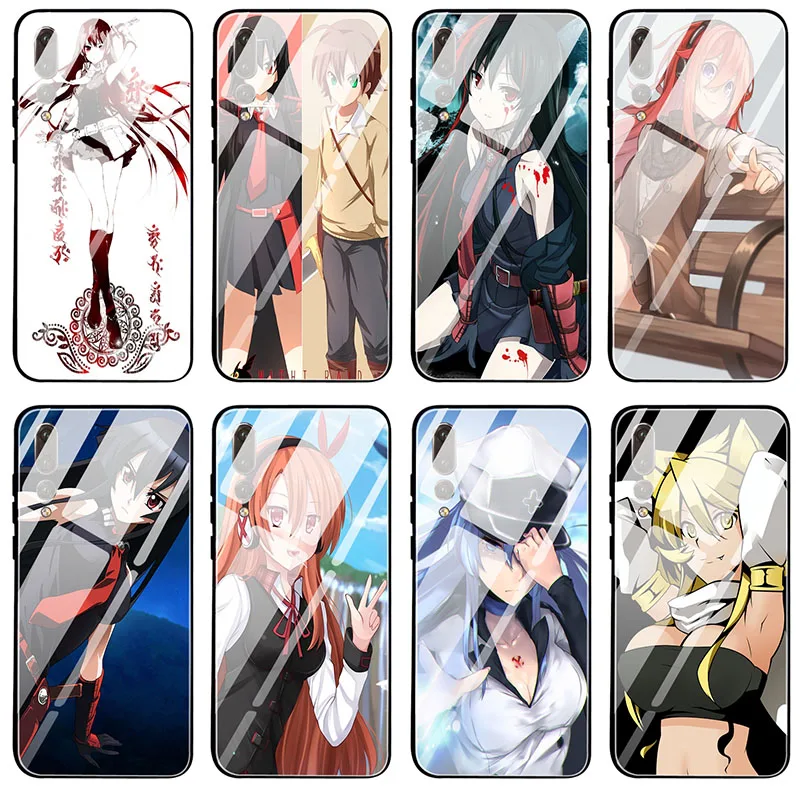 Аниме анимэ Akame Ga Kill закаленное стекло мобильный телефон чехол для Huawei Честь 6X 8 8X
