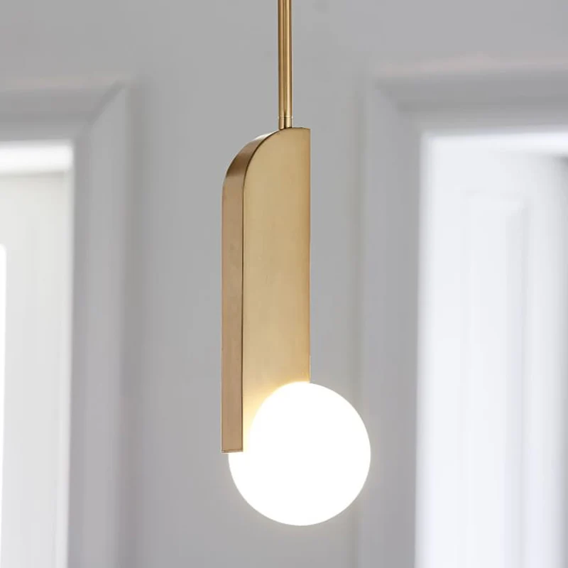 

Post-modern Art Restaurant pendant lamp Nordic Simple Dining Table Bedside Bed Three Round Bar Cosmos Pendant Lights