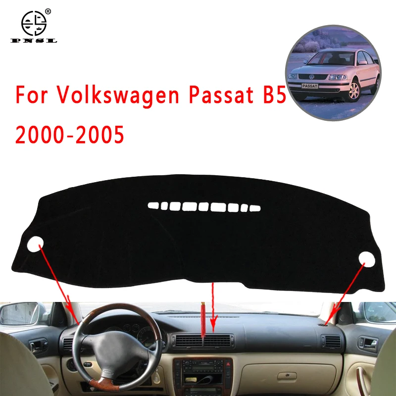 PNSL крышка приборной панели автомобиля тире коврик ковер для Volkswagen Passat B5 1996~ 2005 Защита от Солнца Анти-скольжение анти-УФ