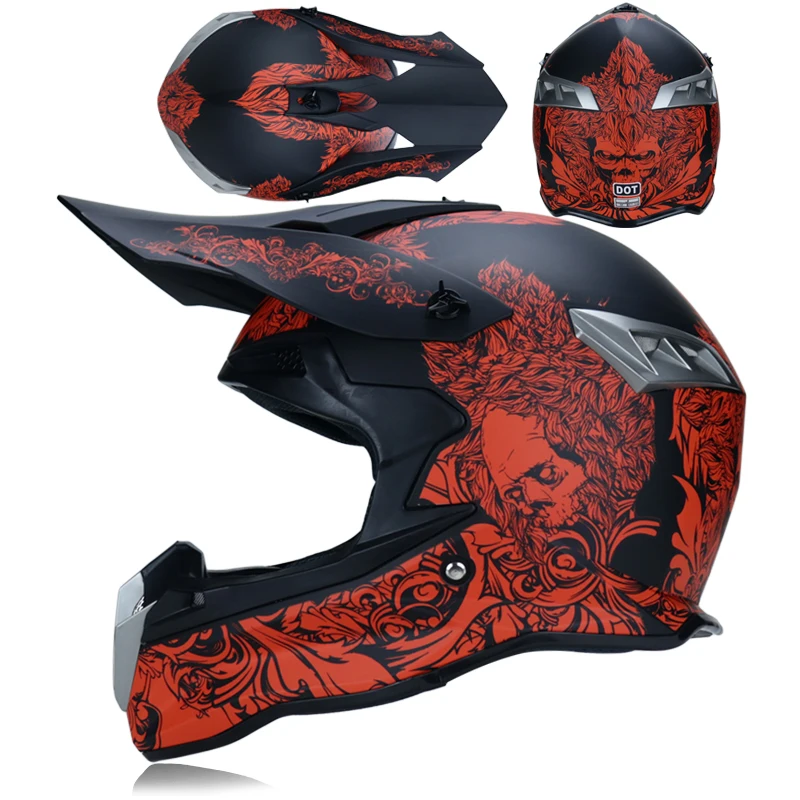 MSUEFKD мотоциклетный шлем мотокросса внедорожные шлемы для квадроциклов Dirtbike горные Гонки шлем DOT capacete - Color: 5b
