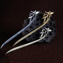 Винтажные палочки для волос, женские цветочные металлические новые модные шпильки, свадебные украшения для волос невесты, женские аксессуары в подарок