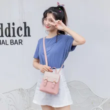 Sheng chuang beauty летний Универсальный студенческий стиль женский рюкзак через плечо свежая двойная Пряжка через плечо Ha