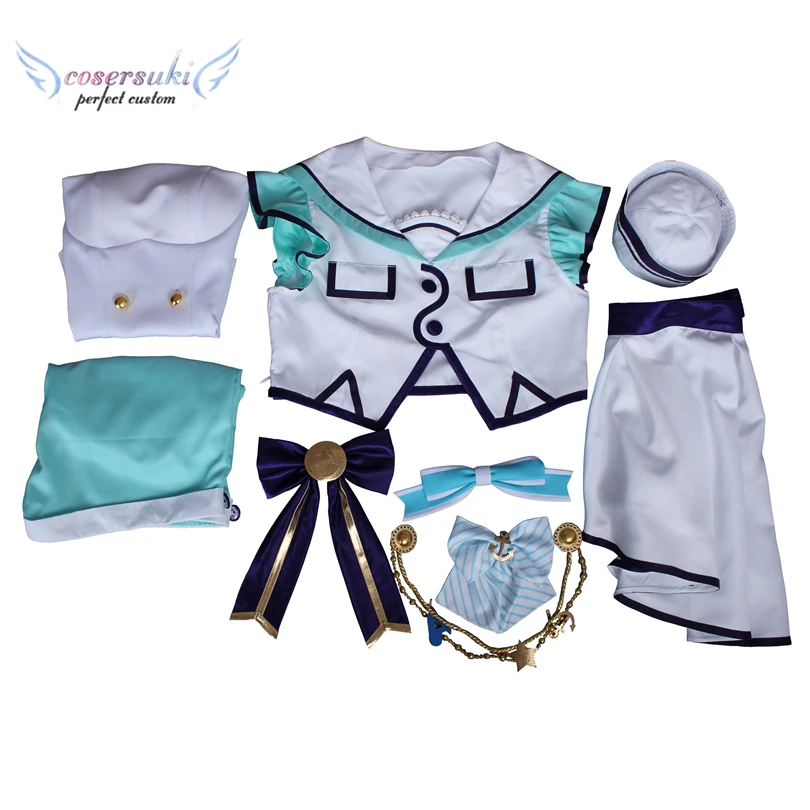Lovelive! Aqour 6th юбилей вечерние Takami Chika Sakurauchi Косплей Костюм сценическая одежда идеально подходит для вас