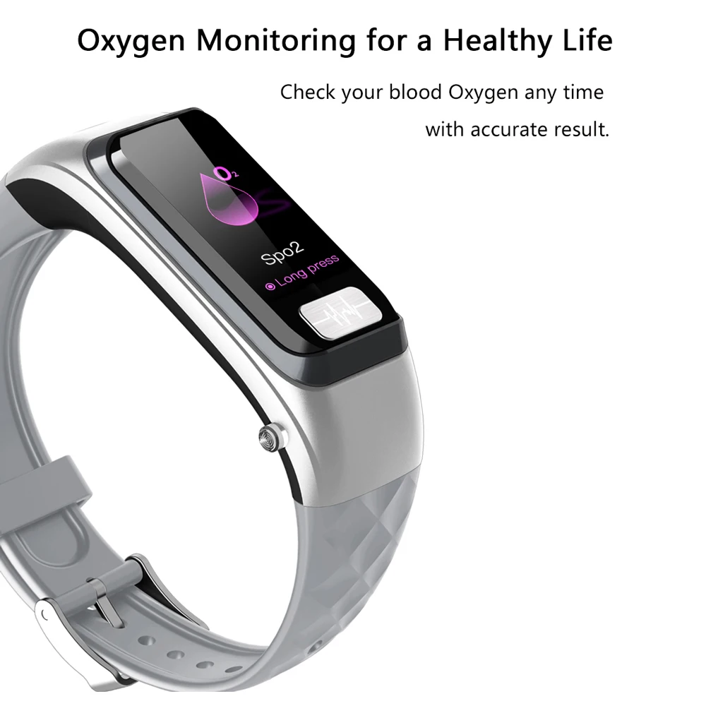 696 H207 умный браслет Bluetooth наушники 2 в 1 ECG+ PGG Пульс кровяное кислородное кровяное давление напоминание функция вызова часы