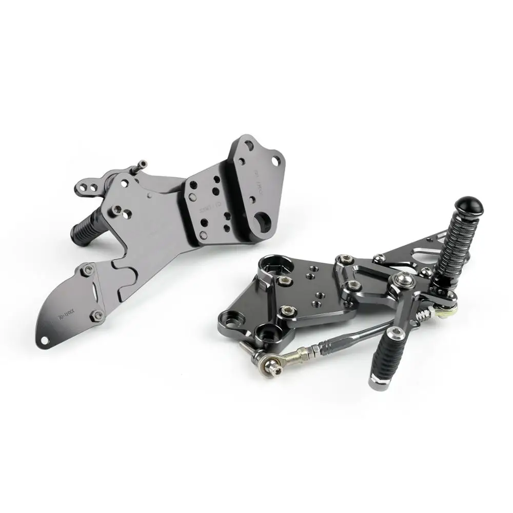 Areyourshop для KTM Duke 125 200 390 2011- Регулируемый CNC Rider задний Набор подставка для ног задняя подставка для ног колышки двигателя