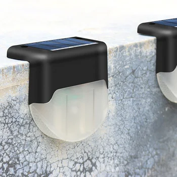 

LED Solar Lamp Path Stair Outdoor Waterproof Wall Light Garden Landscape Step Stair Deck Lights Balcony Fence Solar Light