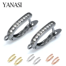 Новые DIY принадлежности для сережек золото/серебро/Роза Ювелирная серьга из золота Крючки Аксессуары для женщин изготовление сережек ювелирные изделия