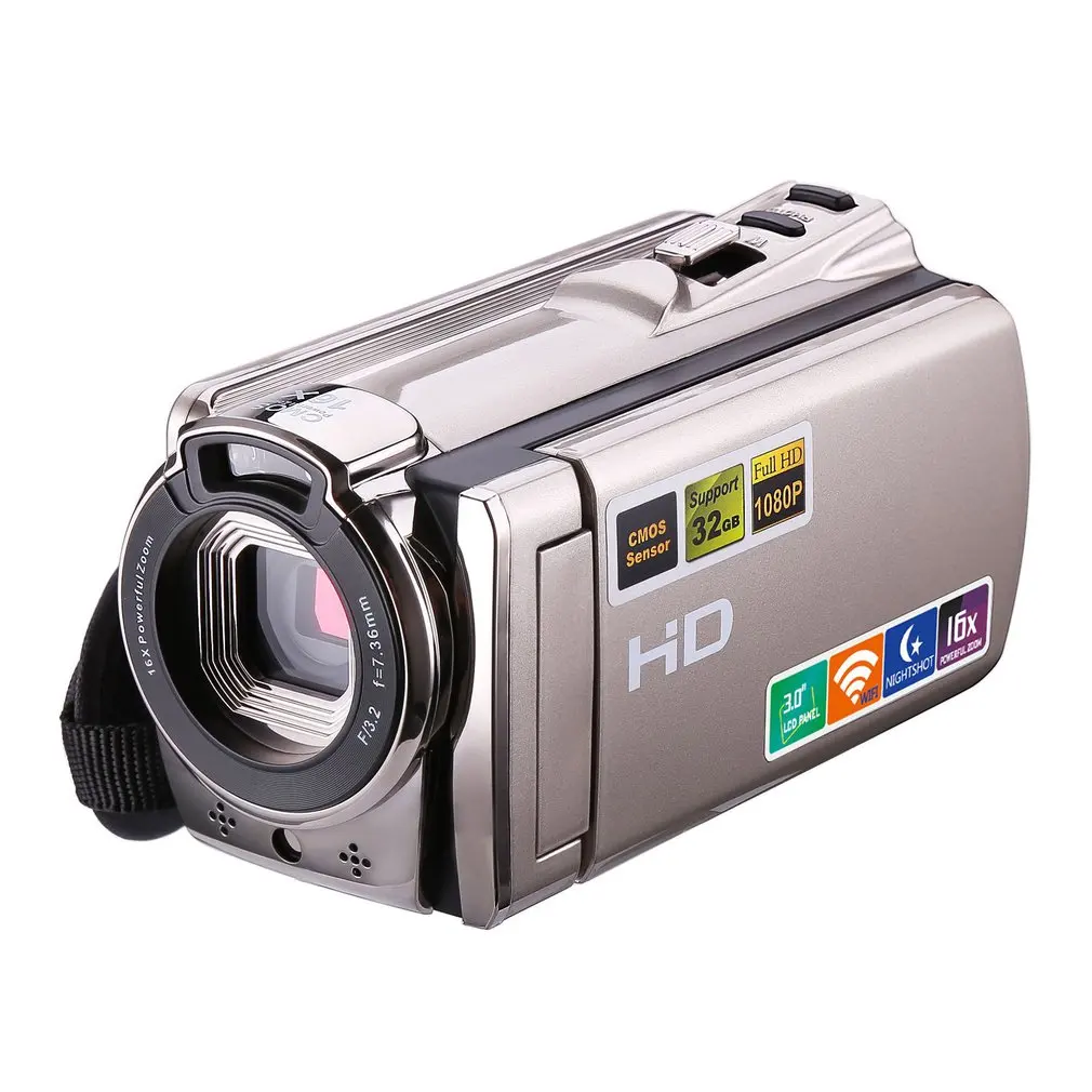 

6052SR Night Vision Digital Camera Wi-Fi Digital Hd Camera Hdv-6052SR Lcd Screen,3.0-Inch Lcd Screen 270-Degree Rotation