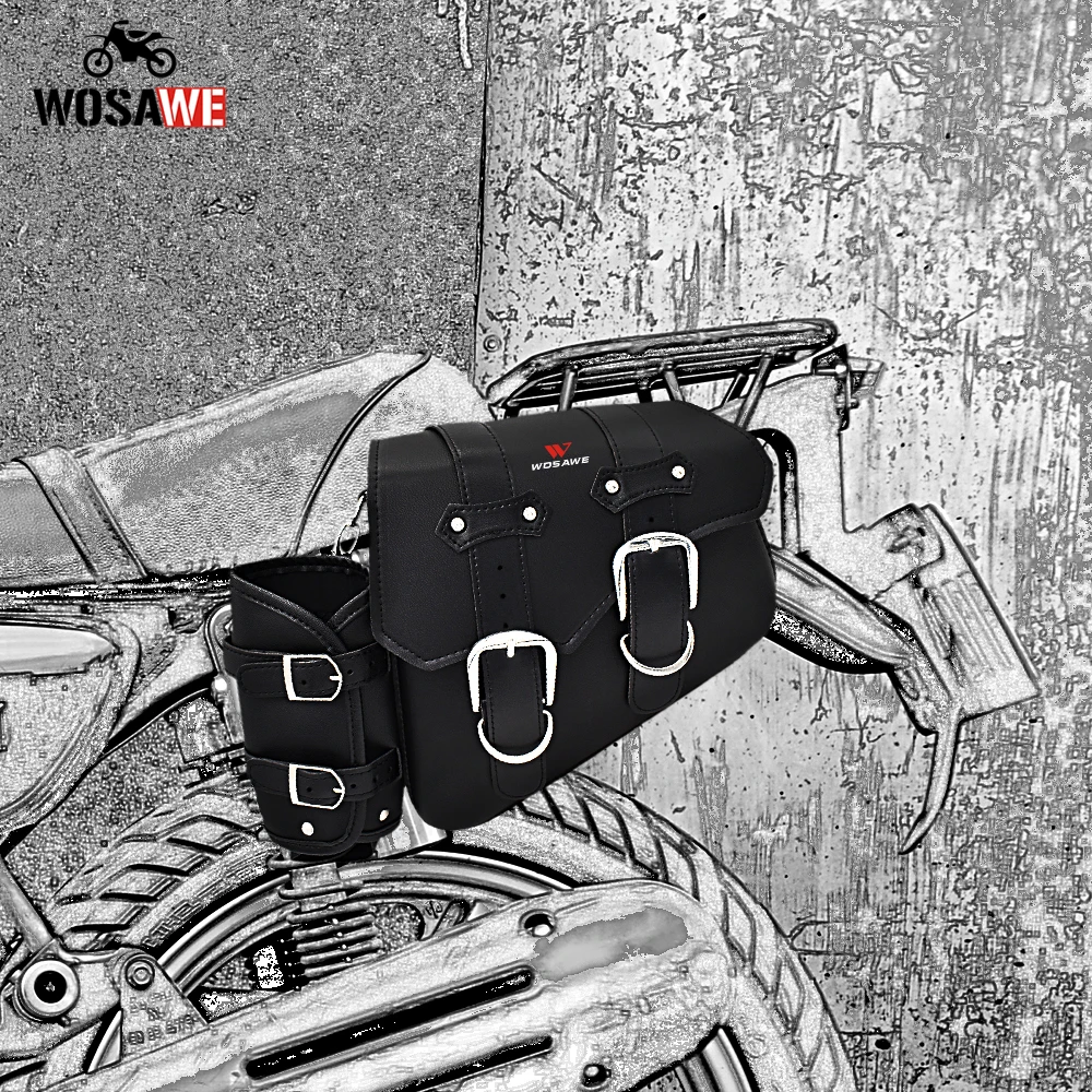 Сумка седло для мотоцикла WOSAWE универсальная сумка Седло заднего сиденья из