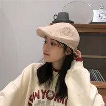 Шляпа утконоса в японском стиле ретро универсальная кепка для женщин в британском стиле на каждый день с короткими полями весна-лето Yuppie Street