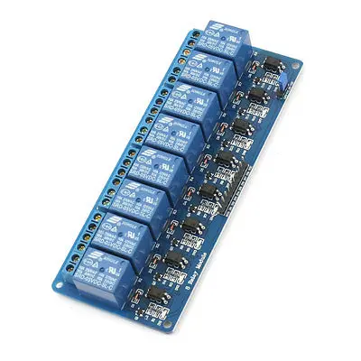 

DC 5V Low Level Trigger Optocoupler Isolator 8-CH Power Relay Module