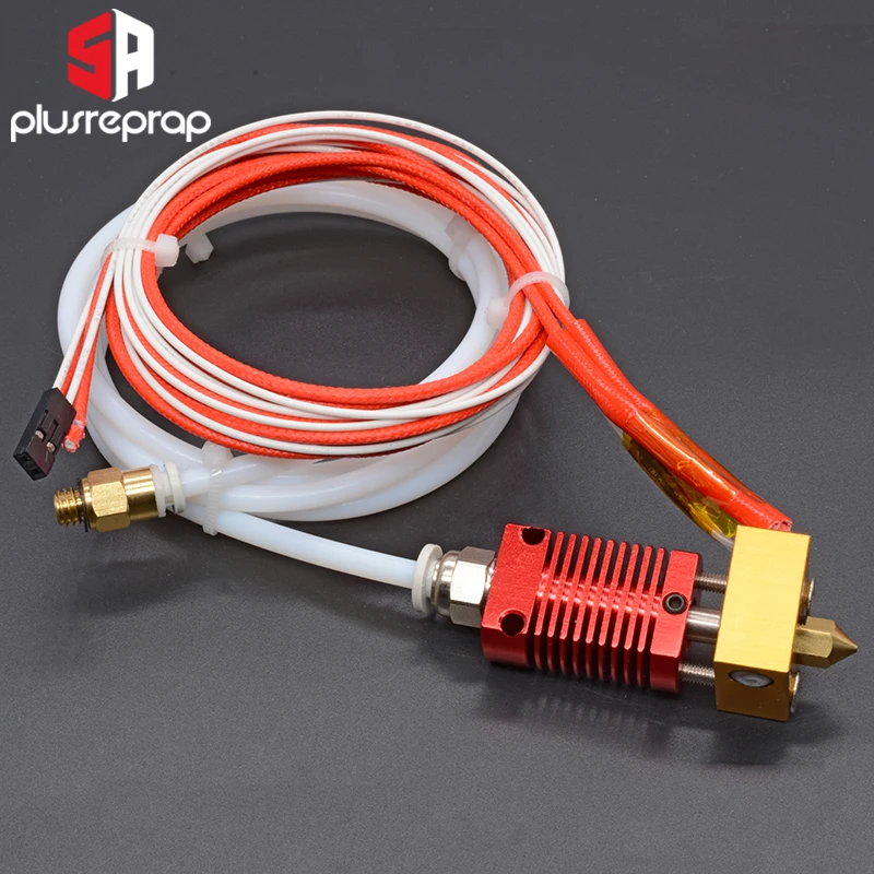 Best 1.75mm J head Hotend kit Aluminum Heat Block with Heater Thermistor For 3D Printer Ender 3 CR 10 CR 10S With 0.4mm Nozzle Part